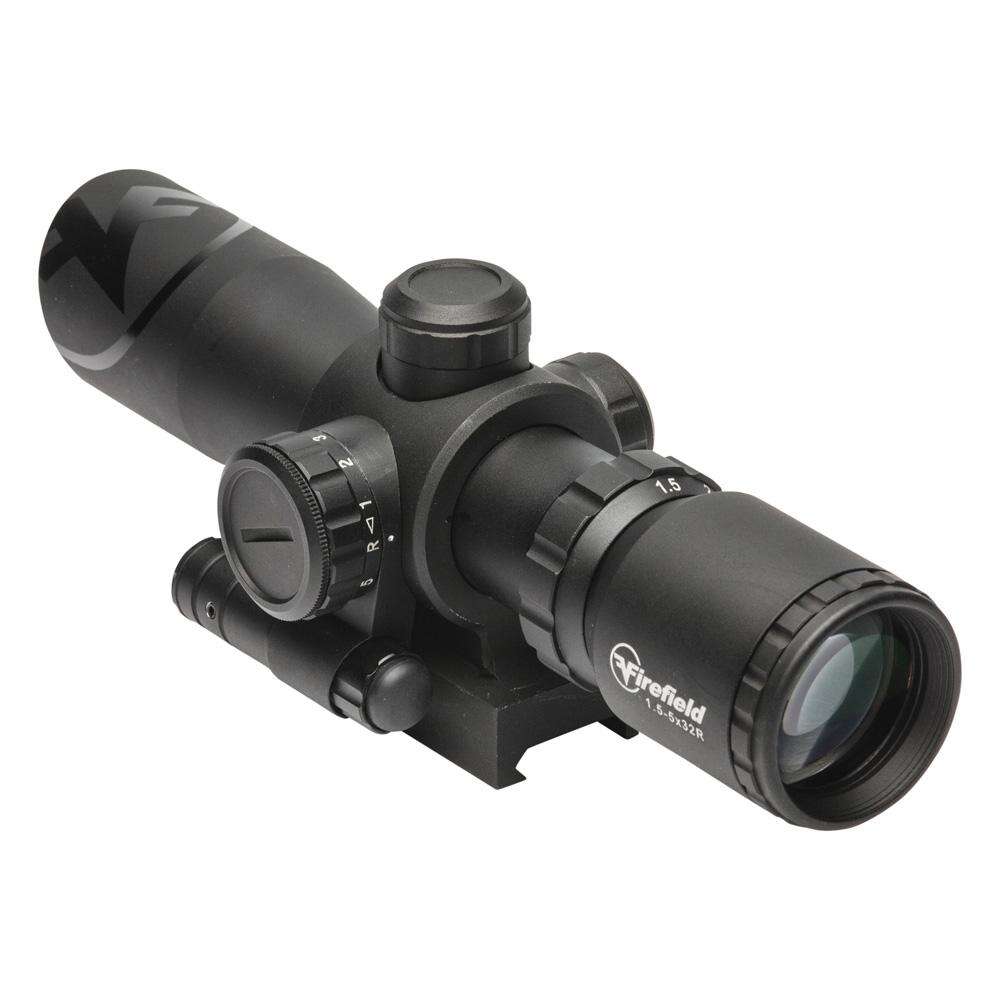 Scopes Sellmark Corporation Ready Series Firefield Barrage 1.5-5x32 Riflescope with Red Laser • Model: Ready Series